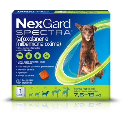 NEXGARD SPECTRA M C/3 COMP 7,6 A 15K