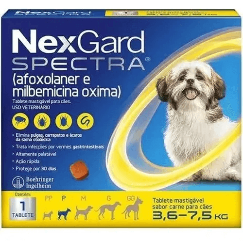 NEXGARD SPECTRA P C/3 COMP 3,6 A 7,5K