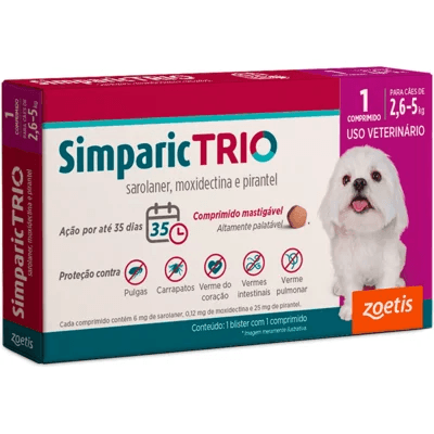 SIMPARIC TRIO 6MG - 2,5 - 5KG UN