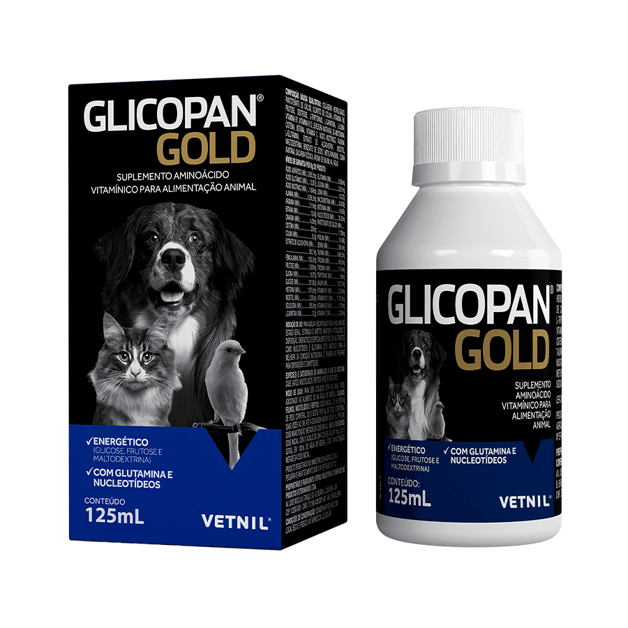 GLICOPAN GOLD 125ML VETINIL