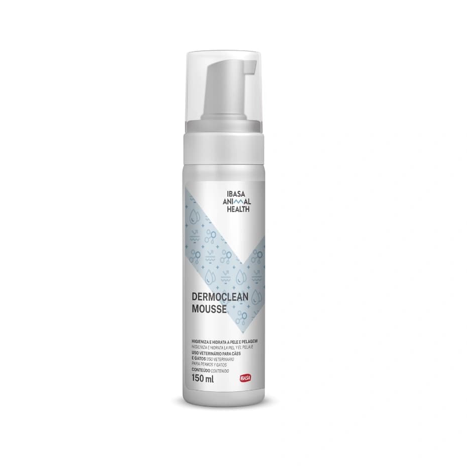 DERMOCLEAN MOUSSE ANIMAL HEALTH 19X150ML