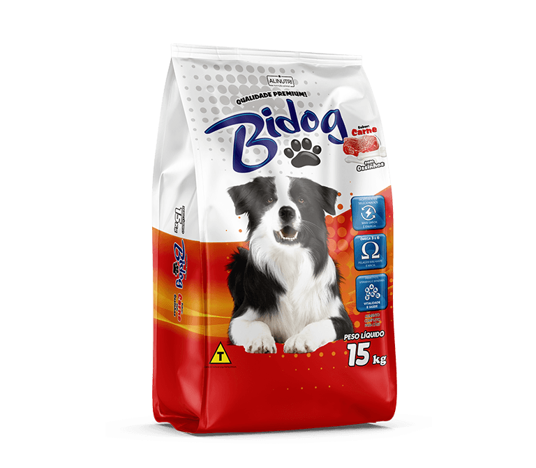 BIDOG CARNE C/OSSINHOS 25 KG