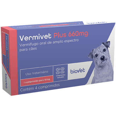VERMIVET PLUS (660MG 4CF)