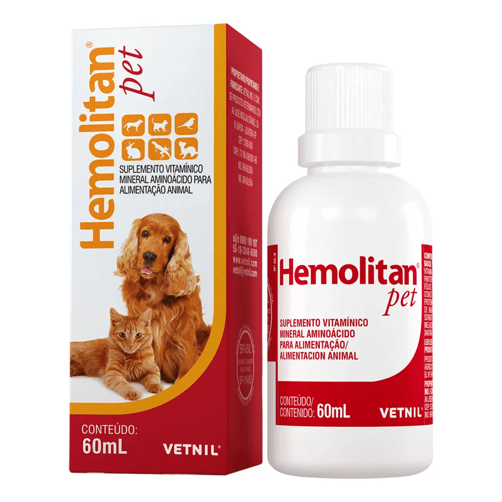 HEMOLITAN PET 60ML GOTAS VETINIL