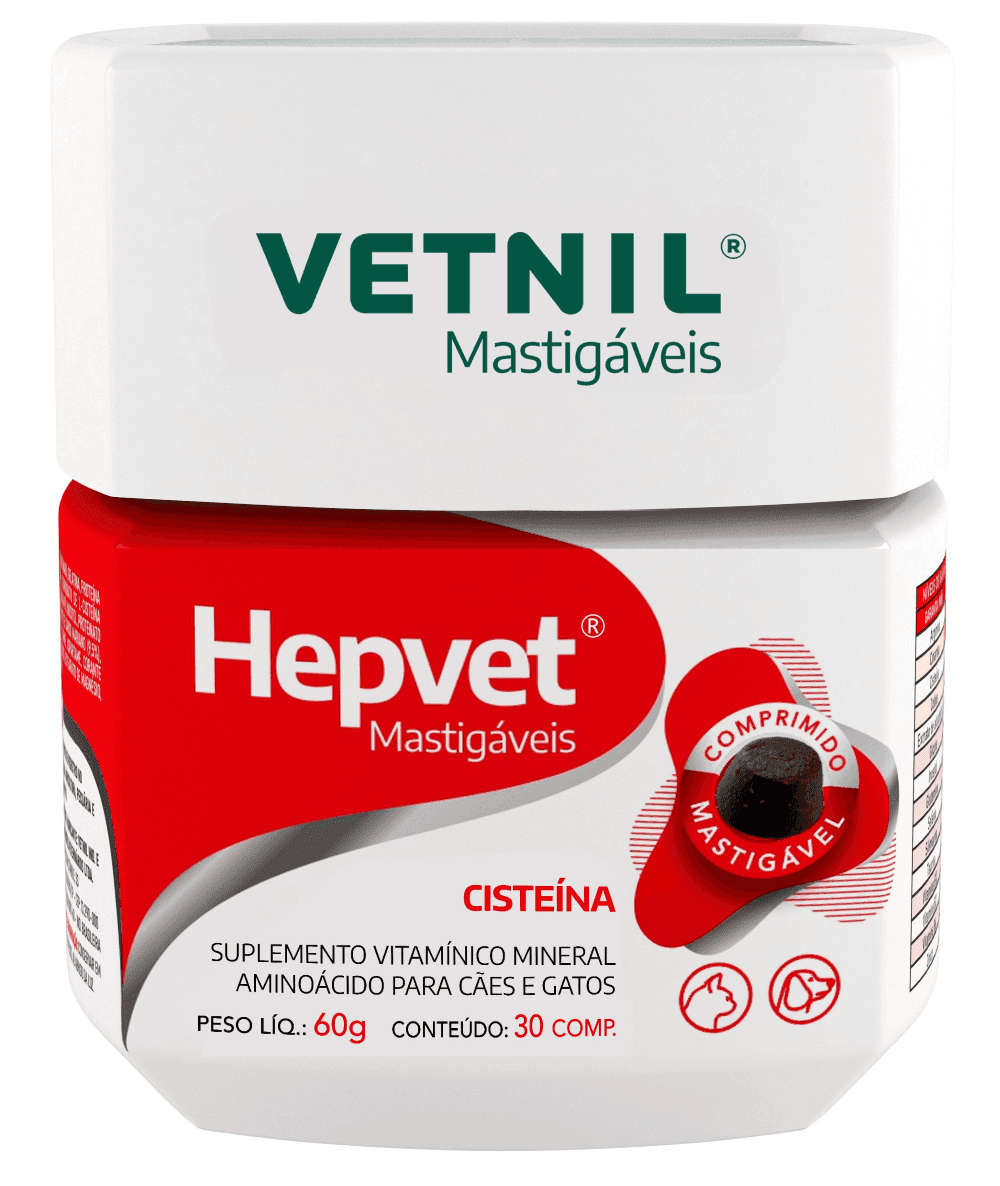 HEPVET 30 COMPRIMIDOS MASTIGAVEIS