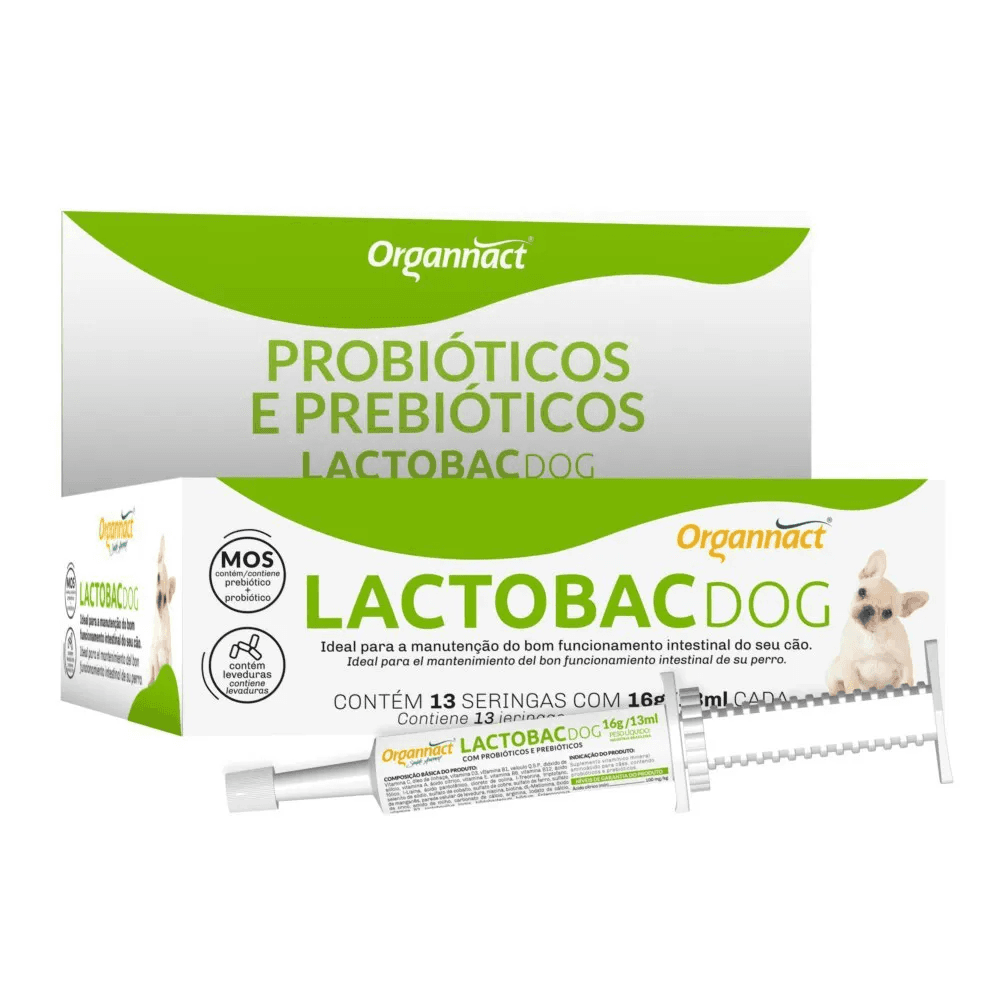 LACTOBAC DOG 16G 13ML ORGANNACT