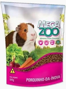 ALIMENTO P PORQUINHO MEGAZOO 500G