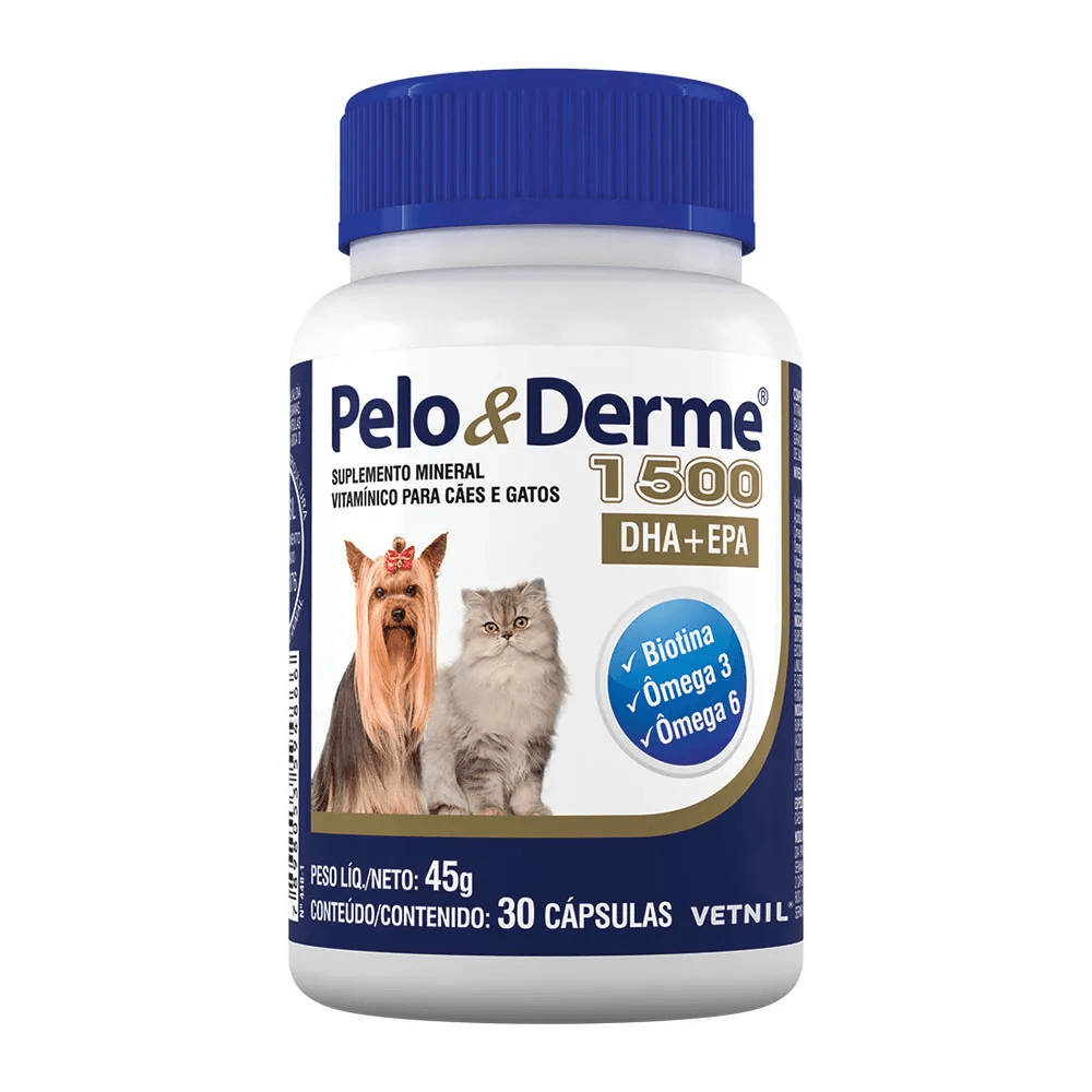 PELO & DERME 1500MG DHA+EPA 30 CAPSULAS