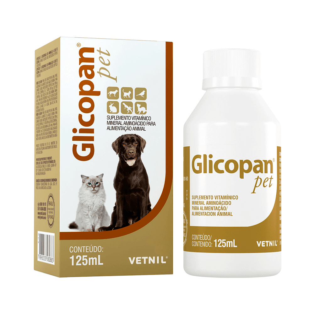 GLICOPAN PET 125ML VETINIL