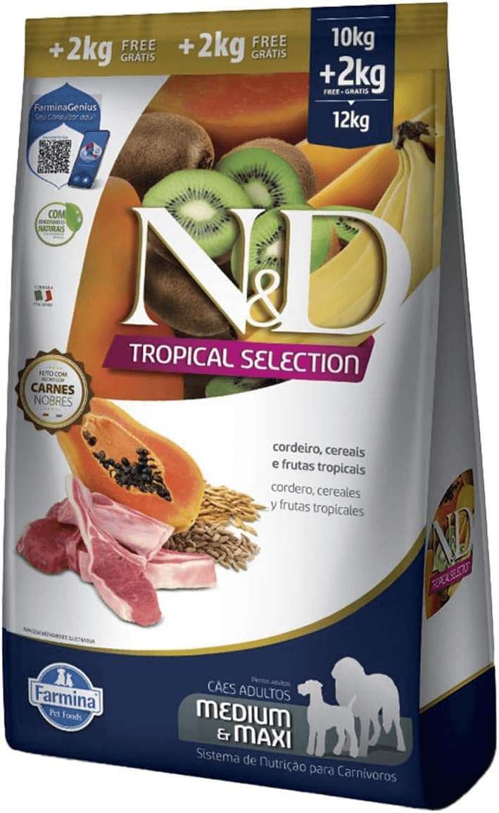 ND TROPICAL SELEC CAN ADT MDMX CORD 12 KG